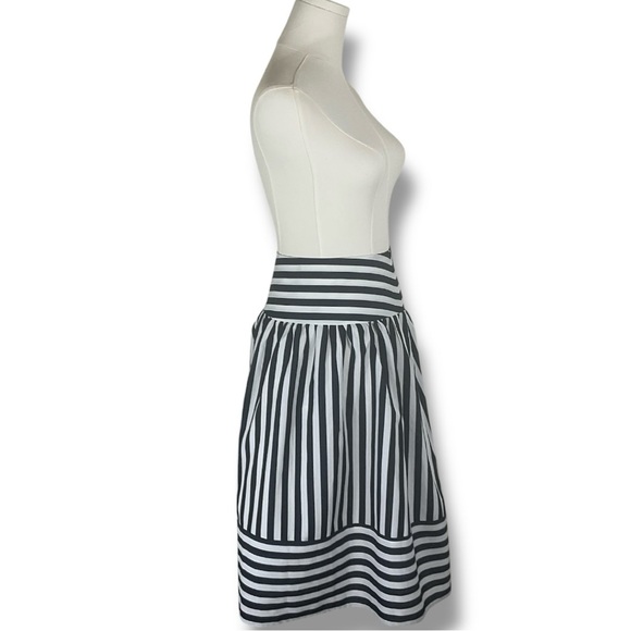 Anthropologie High Seas Skirt by Maeve Sz XS Blue and White Stripes NWT - Picture 8 of 16